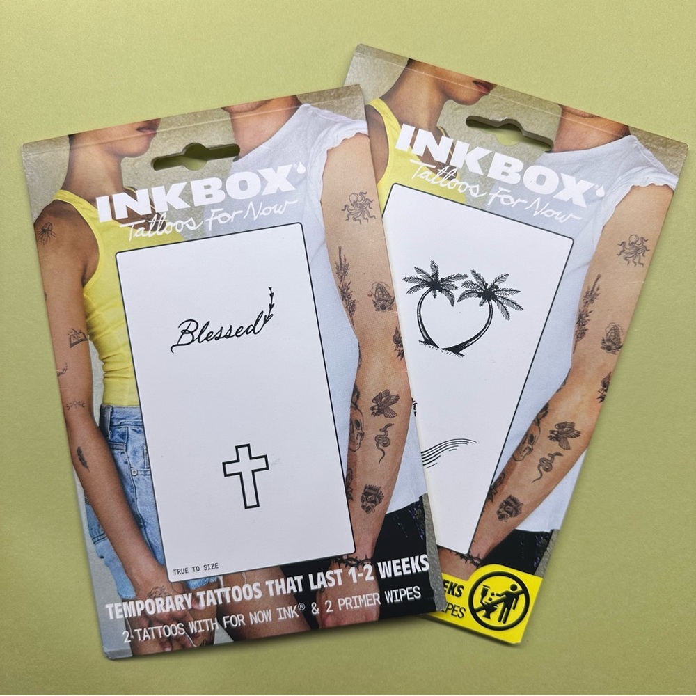 INKBOX Temporary Tattoos Bundle 2 Pc